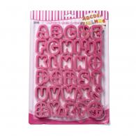 34Pcs Food Grade Plastic Alphabet &amp;amp; Punctuation Cookie Cutter Set - #440588