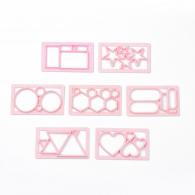 34Pcs Food Grade Plastic Alphabet &amp;amp;amp; Punctuation Cookie Cutter Set - #493052