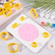 34Pcs Food Grade Plastic Alphabet &amp;amp;amp; Punctuation Cookie Cutter Set - #493051