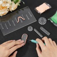 34Pcs Food Grade Plastic Alphabet &amp;amp;amp; Punctuation Cookie Cutter Set - #493053