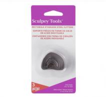 AM1014- Shapes Irregular Oval from Sculptey - 3 pieces - #189765