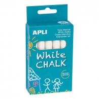 Apli Chalk Set White 10 pcs - #599545