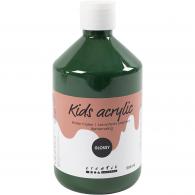 CC Acrylic Paint Glossy, dark green, 500 ml/ 1 bottle - #589764