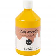 CC Acrylic Paint Glossy, yellow, 500 ml/ 1 bottle - #589768