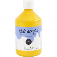 CC Acrylic Paint Matte, yellow, 500 ml/ 1 bottle - #589205