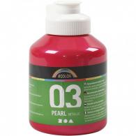 CC Acrylic Paint Metallic, pink, metallic, 500 ml/ 1 bottle - #589417