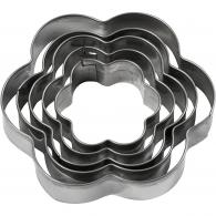 CC Cookie cutters, flower, size 8 cm, 5 pc/ 1 pack - #588855