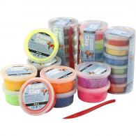 CC Foam Clay®, assorted colours, glitter, 28 tub/ 1 pack - #595189