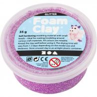 CC Foam Clay®, purple, glitter, 35 g/ 1 tub - #595530