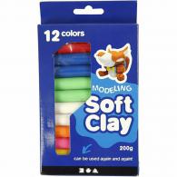 CC Modelling Clay, assorted colours, 200 g/ 1 pack - #589133