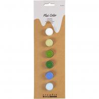 CC Plus Color Acrylic Paint, Blue/Green Harmony, 6x5 ml - #594067