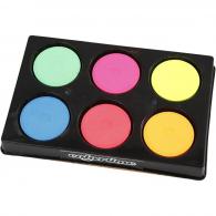 CC Watercolours, neon colours, H: 16 mm, Dia. 44 mm, 1 pack - #589210
