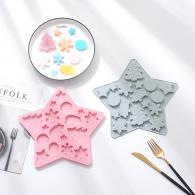 Christmas Theme food grade silicone molds, fondant mold forms for the do-cake decoration, chocolate, candy, soap, UV resin &amp;amp; - #217327