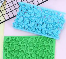 Clay / cake embossing stamps flower - #311137