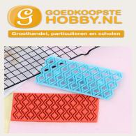 Clay / cake embossing stamps triangle - #215567