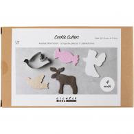 Cookie Cutters, Angel, Reindeer, Dove, Candy - #594624
