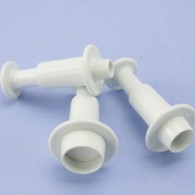 Cutter plunger round 3 pieces 0.8 - 1.0 and 1.5cm - #75944