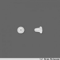 Ear ring  backside  rubber - 10 pcs. - #14139