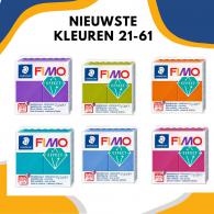 Fimo clay gemstone 6 pieces - #487405