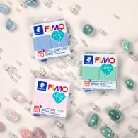 Fimo clay gemstone 6 pieces - #487405