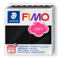 Fimo clay soft black number 9 - 57gram - #492918