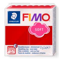 Fimo clay soft cherry red number 2p - 57gram - #222684