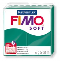 Fimo clay soft emerald green emerald number 56 - 57gram - #3656