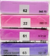 Fimo clay soft purple shades - 4 packages - #67822