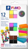 FIMO SOFT SET - ENUI 12 HALF BLOCK FASHION C12-5 - #571866