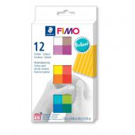 FIMO SOFT SET - ENUI 12 half blocks Brilliant C12-2 - #156153