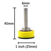 For the drill holder for polishing discs 25mm - 6mm - #391796