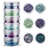 Glitter Powder C3 - Green -Blauw - #391813