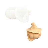 Jesmonite Silicone Mold Pumpkin with Hat 10 x 5.9 cm - #599782