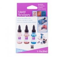 Liquid Sculpey Multipack - Glam Metallics, 3 x (29 ml) - #366280