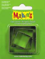 Makins Clay Extent Shap Square 3 PC Set - #172060