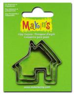 Makins Clay Proper shape House 3 PC Set - #172125