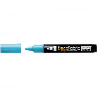 Marvy Uchida Textile Paint Marker Bold Neon Blue - #598331