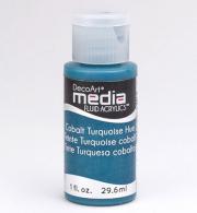 Media Fluid Acrylics 29.6ml, Cobalt Turquoise Hue - #557643