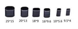 Oval protruding tins 6 pieces - #311070