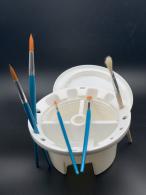 Paint Brush Washer 17 x 9 cm White - #602030