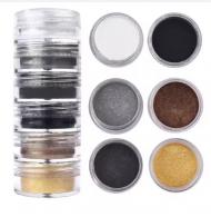 Pigment powder pearly A6 - Gold -black color - #588034
