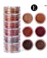 Pigment powder pearly A6 - Gold -black color - #588057