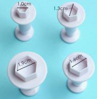 Plunger 6hoek 4 pieces - #193387