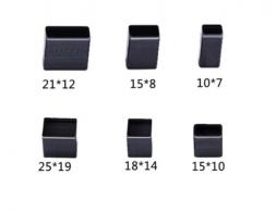 Rectangle protruding tins 6 pieces - #311075