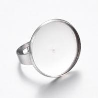 Ring around Cabucon setting 18mm per 10 pieces - #74840
