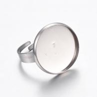 Ring around Cabucon setting 20mm per 10 pieces - #392565