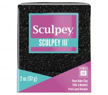 Sculpey III clay - Black Glitter - 541 - 57gr - #311029