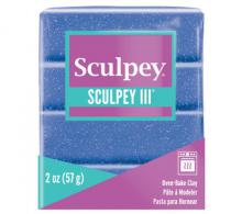 Sculpey III clay - Blue Glitter - 549 - 57gr - #311028