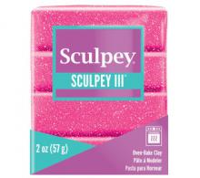 Sculpey III clay - Pink Glitter - 558 - 57gr - #311027
