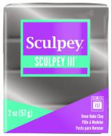Sculpey III clay silver 1130 -57gr - #310216
